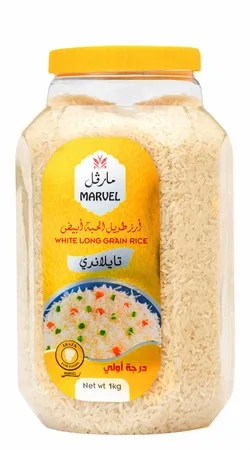 أرز التايلندي حبة طويلة أبيض من مارفل